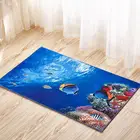 40*60 Rubber flooring anti slip absorbent custom logo floor mat modern rug