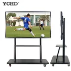 YCHD 70"86"98" touch screen lcd all in one pc android with wifi computer monitor