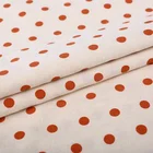 Custom jacquard dots pattern stocklot egyptian shirt organic cotton fabric for kids cloth