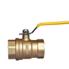 COVNA DN25 1 inch 2 Way Full Port 300 WOG NPT Threaded Brass Lockable Ball Valve with Lever Handle