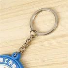 Plastic Key Pvc Keychain Custom Rubber 3D Soft Pvc Keychain Plastic Customized Name Keychain Pvc Rubber Key Chain