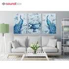 3 Panel Fabric Acoustic Wall Panel Home Wall Decoration HD Printed Paintings Modern Painting