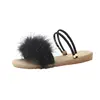 RUBBER sole Customized Color summer flat sandals for ladies pictures