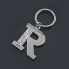 Custom design New York souvenir metal letter r keychain