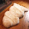 Modern design luxury 100% sheepskin fur rug and carpet for living room