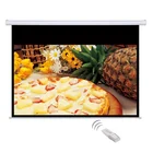 Custom Size Motorized Pull Down Fabric Matt White Movie Projection Screen