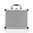 Small Aluminum Eyebrow Tattoo Machine Gun Case Lock Handle 3D Microblading Tattoo Equipment Carrying Case With Foam
