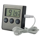 Hot Sell Digital Fridge Freezer Magnet Thermometer with Max Min Record and Alarm Function in ABS Material