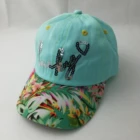 Wholesale Custom Embroidery Logo Sky Blue 6 Panel Unstructured Cap Hat