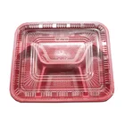 Microwave Safe Plastic 4 Compartment Meal Prep Containers Bento Lunch Box