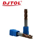 Cutter Milling Cutter HOT SALE DJTOL 4 Flutes Milling Cutter Solid Carbide End Mills For CNC MACHINE
