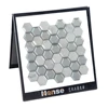 3x3 tampa best backsplash for small kitchen hexagon white marble glass mixed stone mosaic tile