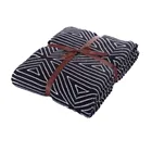 max 230cm width in stock zero defect triangle geometric 100% cotton acrylic knit plaid throw blanket