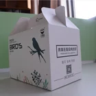 Gable style cake delivery box food packaging box cookie paper box