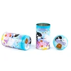 Food 3 Tier Round Tea Tin Box Packaging