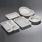 6 ''/7 ''/8 ''/9 ''/10.25 ''工場 oem 格安価格ホワイトラウンドと長方形プラスチック使い捨てプレート