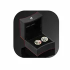 Custom logo printed paper packaging jewelry box