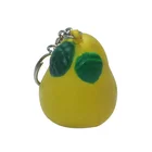 PU foam fruit anti stress ball squeeze pear stress reliever