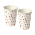 Manufacture wholesale recyclable single wall color print 12oz paper cold cup