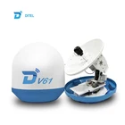Ditel V61 vsat ku band 63cm internet portable ship automatic outdoor wireless marine satellite dish antenna receiver