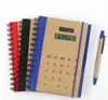 Creative Gifts Multi-function Notebooks Solar Power Calculator Notes Book Notepad Diary Writing Paper