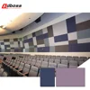 Fireproof Durable Polyester Fabric Covered Acoustic Wall Cladding Decoration for Home Office Cinema School