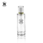 Custom made charming 100 ml round cylinder perfume bottle glass