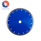 Wet cutting diamond 300mm 350mm 12''inch segment saw blade continuous rim stone blade for cutting stone