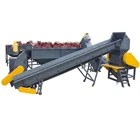 plastic recycle machine agricultural film broken cleaning granulation production line