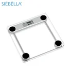Tempered glass platform scale electronic digital body scale household bathroom scale