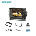 HD 5 inch waterproof tft lcd car rearview monitor with wide view angle