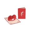 2019 hot sale holiday decoration 3d wedding cards invitation cards