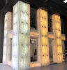 China luxurious Transparent white ice Onyx Interior and Exterior Decorative Marble Onyx Stone Panels