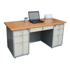 Factory price Office Computer desk workstation study table and cabinet