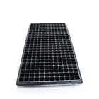 convenient and eco-friendly plastic nursery pots trays 288 holes Plastic modular seedling tray for wholesales