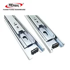 Manufacturer furniture hardware ball bearing slide for plastic sliding door rail