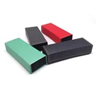 Elegant hard leather sunglasses case custom logo handmade eye glasses packaging box
