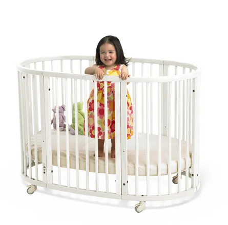 round baby crib bedding