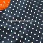 82% Nylon 18% spandex italy polka dot print uv swimwear knitted fabric for kids