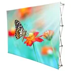 portable tension fabric exhibition pop up display booths stand trade show banner backdrop pop-up display frame standee