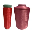 Bright Color Polyester Knitting Yarn DTY High Elastic Dope Dyed Yarn Price Per Kg