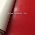white/red pvc coated tarpaulin for tent/marquee blockout tarpaulin tent fabric