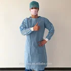Nonwoven Disposable Medical Gowns Uniform For Doctor Surgery