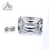 Two sizes 10*7mm &4*7mm combination sales radiant cut loose synthetic moissanite vvs clarity
