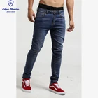 New Design Indigo Jeans Slim Fitting Dark Blue Men's Jeans Pants Denim