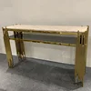 new arrival stainless steel marble top or glass top console table