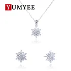 2019 fashion jewelry 925 sterling silver zircon wedding women jewelry set