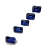 2019 hot sales 34# blue emerald cut sapphire competitive price per carat synthetic corundum