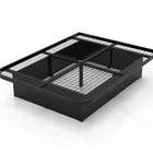 Flat Queen/King Size Slatted Bed frame Heavy duty Metal Platform Bed