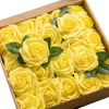 hot sale good quality colorful silk plastic false blossom roses flowers for decoration